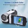1080P 16MP Video Camera, with 16X Zoom Anti Shake, 2.4 Inch Flip Screen Camcorder, Built in Fill Light, for Vlogging Travel Events (LAISANIMgyo6xegb1t-13) view 2