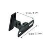 Universal Speaker Desk Stand 90 Rotation 180 Tilt Zinc Alloy Indoor/Outdoor Wall Mount for Monitors view 2