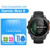 (4 Pack) Screen Protector Glass for Garmin fnix 8 47mm,9H Hardness, Anti-Shatter, No-Bubble, Scratch Resistant, Cristal Para view 2