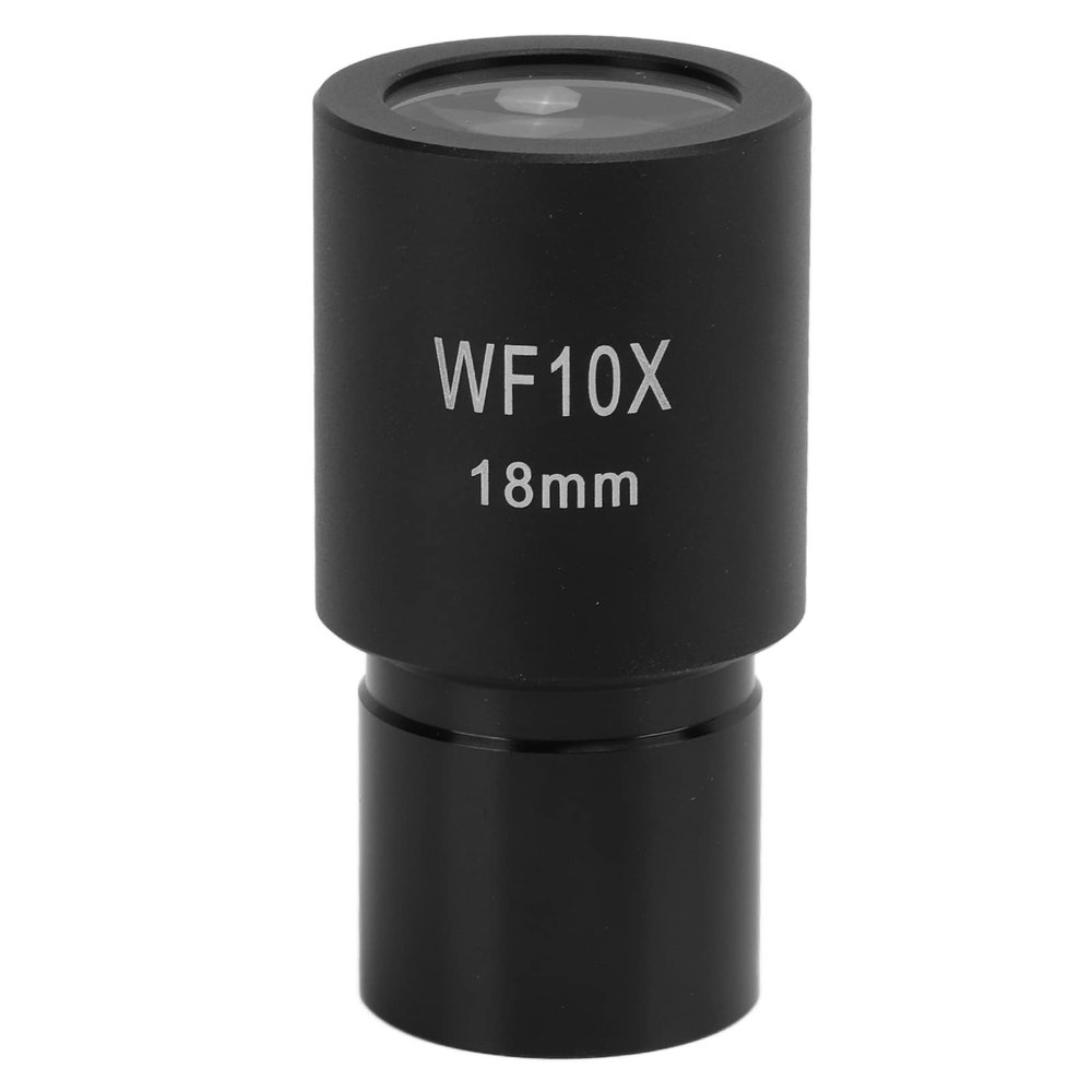 Microscope Eyepiece, WF5X Wide Angle Eyepiece, High Refractive Index, High Definition, High Light Transmittance, Universal Biological Eyepiece for Microscopes (WF10X)