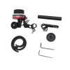 Mini Follow Focus, Follow Focus with A/B Stops & Lens Gear Ring 15mm Rod & Rod Clamp & Snap on Gear Ring Belt for DLSRs and Mirrorless Cameras Fits Different Diameter view 2