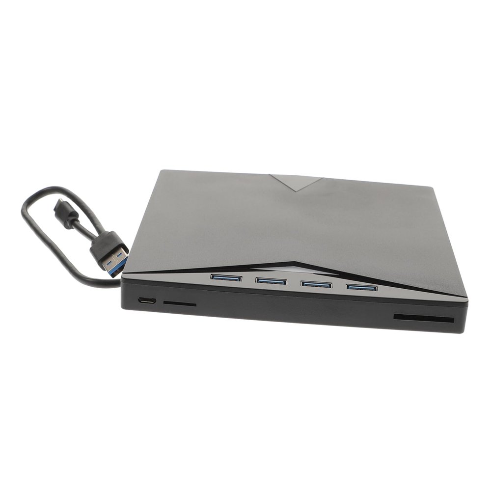 CAXUSD USB External DVD Burner Cd ROM Rewriter Writer Portable Cd Drive for Laptop