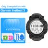 (4 Pack) Screen Protector Glass for Garmin Instinct 3 50mm,9H Hardness, Anti-Shatter, No-Bubble, Scratch Resistant, Cristal Para view 2