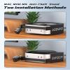 AODUKE Aluminum Alloy 2024 Mac Mini M4 with Combination Lock Security Bracket, Compatible with VESA Hole Monitor or Plaster wall, with lock Under Desk and Wall Mount Anti-theft dock-AJM4GS-B view 3