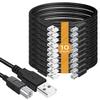 (10-Pack) USB A to B Printer Cable, High Speed Transfer Scanner Printer Cord Compatible for HP Canon Dell Epson Brother Lexmark Xerox Samsung Piano DAC, Etc (3-Feet) view 1