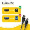 (10-Pack) USB A to B Printer Cable, High Speed Transfer Scanner Printer Cord Compatible for HP Canon Dell Epson Brother Lexmark Xerox Samsung Piano DAC, Etc (3-Feet) view 2