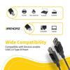 (10-Pack) USB A to B Printer Cable, High Speed Transfer Scanner Printer Cord Compatible for HP Canon Dell Epson Brother Lexmark Xerox Samsung Piano DAC, Etc (3-Feet) view 3