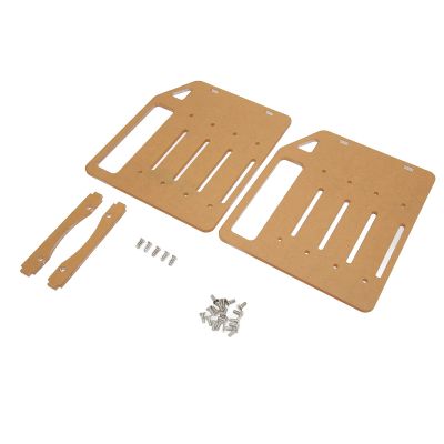 DirectNine Basics Hard Drive Bracket, DIY Hard Drive Bracket Multi Layer with Accurate Mounting Hole HDD Tray for Desktop DIY Acrylic Disk Rack (4 Layers)