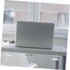 Hemobllo 1set Desk Laptop Mount Bracket Multi-Functional Holder for Tablets and Laptops Space-Saving Docking Station Easy Installation Stylish Silver Design view 3