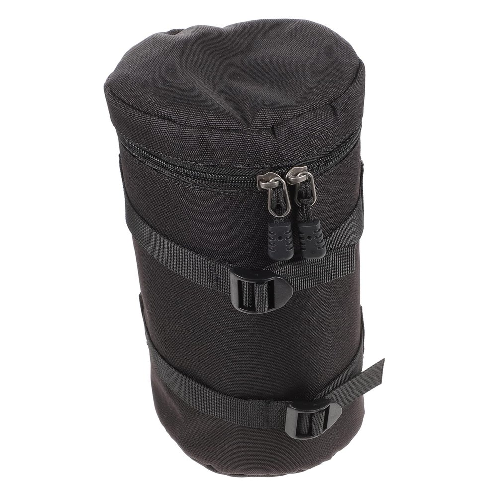 Mikikit Professional Camera Lens Bag Portable Lens Case with Thick Padding Suitable for Dslr Lenses Protects from Moisture Dust and Impact and More