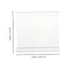 Angoily Treadmill Ebook Reader Rack Acrylic Tablet Holder for Exercise Equipment for Magazines and E-Books and Easy to Install view 4