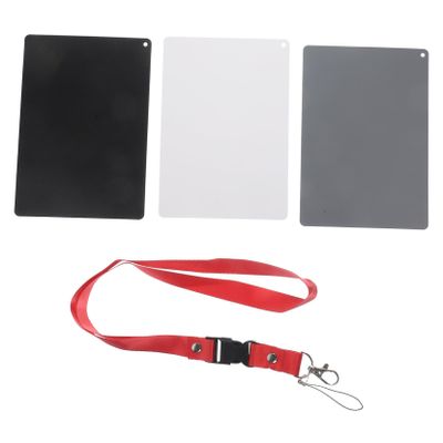 ARTIBETTER Essential Photography Accessory White Balance Checker Neck Strap for Video and Film