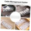 Angoily Cable Management Box for Kitchen Organizer Wire Cord Holder Desk Cable Organizer Storage Box view 3
