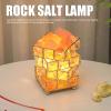 Himalayan Pink Salt Lamp, Handcrafted 4 Layer Crystal Design with Brightness Control, Night Light for Bedroom, USB view 2