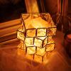 Himalayan Pink Salt Lamp, Handcrafted 4 Layer Crystal Design with Brightness Control, Night Light for Bedroom, USB view 3