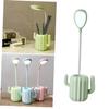 DECOMELODY Cactus USB Table Lamp LED Eye Protection Reading Light for Office and Bedroom Compact Design Pen Holder Green view 2