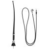 36cm / 14.2in Car Stereo Antenna ABS Black Wearproof Heat FM AM Aerial Universal Car Roof Antenna for Autos view 1