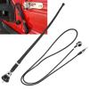 36cm / 14.2in Car Stereo Antenna ABS Black Wearproof Heat FM AM Aerial Universal Car Roof Antenna for Autos view 2