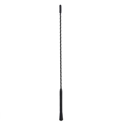 Universal Car Auto Roof Mast Stereo Radio FM AM Amplified Booster Antenna 16 Metal Plastic 12V Roof Reception Antenna Fit for Most Car Black (16 Inch (40x17x2