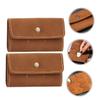 Angoily 2pcs Retro Card Holder Case Compact Memory Card Storage Box Slots for Micro and Easy to Carry Organize Brown for Gaming and Photography view 3