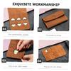 Angoily 2pcs Retro Card Holder Case Compact Memory Card Storage Box Slots for Micro and Easy to Carry Organize Brown for Gaming and Photography view 4