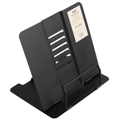 TEHAUX Lightweight Metal Reading Rack Adjustable Book Stand for Home Office Dorm Library Reading Bracket