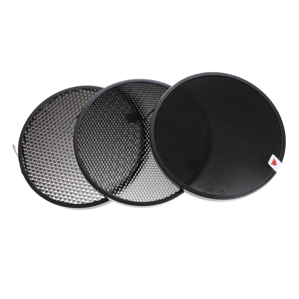 Angoily 1set Photography Honeycomb Grid for Studio Lighting Reflector Compatible Strobe and Softbox Essential Accessory for Photographers