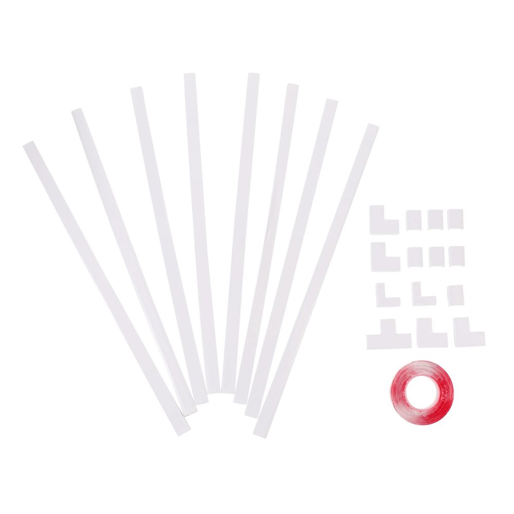DOITOOL Organize Your Home Cable Covers for Cords Cable Raceway Wire Concealer Hide Wires Kit Wall Cord Hider
