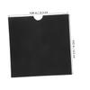 Ciieeo 20pcs Kraft Paper Cd Sleeves DVD Storage Envelopes Reusable Protectors for DVDs and Business Cards Versatile Disc Holder Eco-Friendly Black Design view 2