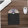 Ciieeo 20pcs Kraft Paper Cd Sleeves DVD Storage Envelopes Reusable Protectors for DVDs and Business Cards Versatile Disc Holder Eco-Friendly Black Design view 4