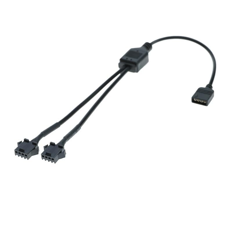 BOXUWFO HONGP 4PIN 1to1/2/3/4 Computer Motherboard Splitter Convert Cable Fan Adapter Male/Female Connector(Female 4pin 1 to 2)