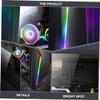 Angoily Side Host Box for Computer Case Full Tower Acrylic Cafe Computer Container Gaming Case Positive Pressure Heat Dissipation view 4