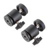 ARTIBETTER 2pcs Video Ball Head Mini Tripod Screw Camcorder Tripod Holder Pan Head view 1