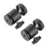 Angoily 2pcs Mini Tripod Head Ball Head Mount for Camera Compact and Portable Threaded Ball Gimbal Smooth Movement view 1
