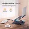 CZPBXOX ST01 Portable 1116-inch Adjustable Laptop Stand Computer Stand Sturdy Aluminum for Desk Foldable Laptop Holder Notebook Tablet view 3