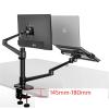 1pcs 145-180mm Thick Desk OL-3L-TK Aluminum Multifunction 10"-17" Ergonomics Desk Laptop Stand 32" Monitor Desktop Holder Computer(with Long Pole) view 3