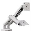 F160 Holder Full Motion Dual Arm Monitor Support 17-30 Inch Mount Bracket Load 2-9 Kgs Each(2024 White 2xUSB3.0) view 1
