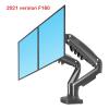 F160 Holder Full Motion Dual Arm Monitor Support 17-30 Inch Mount Bracket Load 2-9 Kgs Each(2024 White 2xUSB3.0) view 4