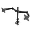 17-32" Full Motion Dual Monitor Desktop Stand Holder 360Degree Holder Clamp Base Monitor Mount Arm LCD Mount for Computer Screen(PM100) view 2