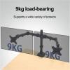 17-32" Full Motion Dual Monitor Desktop Stand Holder 360Degree Holder Clamp Base Monitor Mount Arm LCD Mount for Computer Screen(PM100) view 3