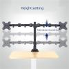 17-32" Full Motion Dual Monitor Desktop Stand Holder 360Degree Holder Clamp Base Monitor Mount Arm LCD Mount for Computer Screen(PM100) view 4