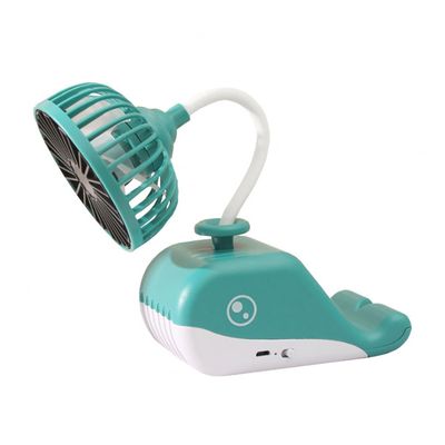 ARTIBETTER Portable Dolphin Base Usb Fan Angle Desktop Fan for Smartphones for Office and Home Use