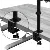 EFZRZYJ M076 Dual LCD Monitor Desk Mount Fully Adjust Stand with Extra Laptop Tray for Laptop Notebook Up to 17" and Screen Up to 32"(M076) view 4
