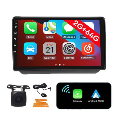[2G 64G] Android Car Stereo FM Radio Carplay Android Auto 9" Touchscreen Headunit Media Player with Backup Camera for Suzuki Wagon R X5 2013 2014 2015