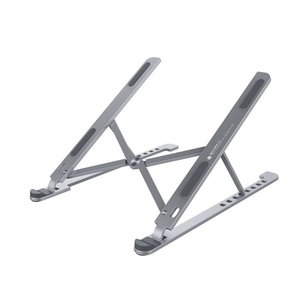 EFZRZYJ Foldable Laptop Stand 8 Level Adjustable Ergonomic Computer Stand Portable Notebook Bracket for Laptops Up to 17.3 Inches(Gray)