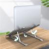 EFZRZYJ Foldable Laptop Stand 8 Level Adjustable Ergonomic Computer Stand Portable Notebook Bracket for Laptops Up to 17.3 Inches(Gray) view 4