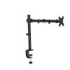 17-32" Full Motion Dual Monitor Desktop Stand Holder 360Degree Holder Clamp Base Monitor Mount Arm LCD Mount for Computer Screen(PM50) view 1