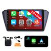 [2G 64G] Android Car Stereo FM Radio Carplay Android Auto 9" Touchscreen Headunit Media Player with Backup Camera for Skoda Fabia 2015 2016 2017 view 1