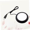 Ciieeo USB Cup Warmer Practical Heating Pad for Desk Travel Keeps Beverages Warm Compatible Mugs Lightweight Portable for Office Home Use Black view 2