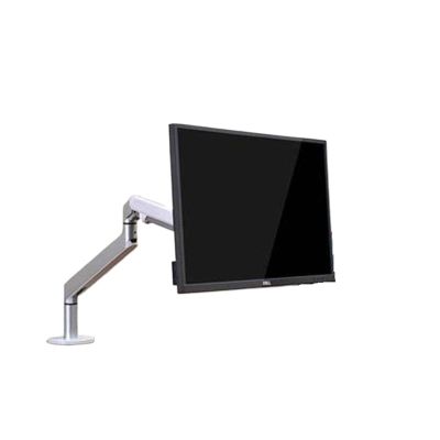 CZPBXOX OZ-1 Aluminum Gas Spring 17-32 inch Monitor Desk Stand Holder Long Arm Monitor Mount Bracket VESA 75 100 clamp Base(for Thick Desk)